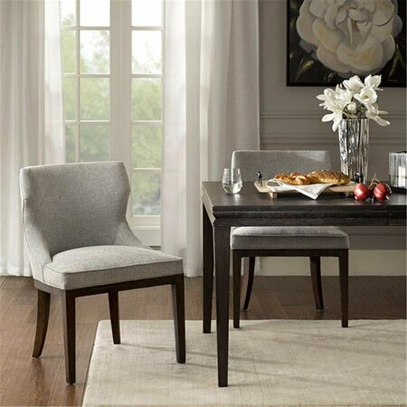 MADISON PARK Hutton Dining Chair, Grey, 2PK MPS108-0152